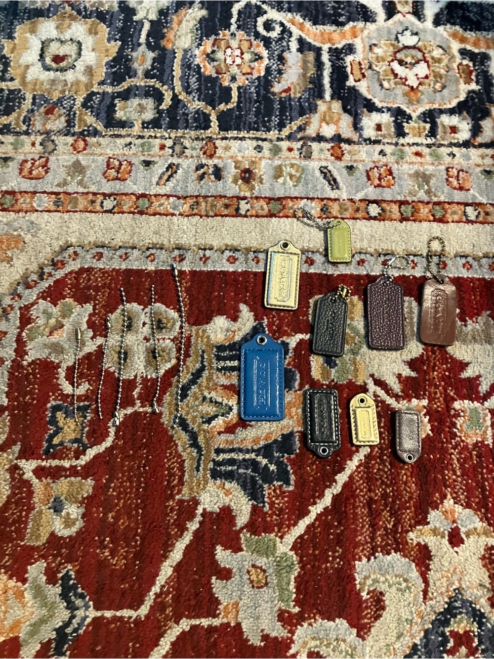 Coach Hang Tag Lot Of 9 Multi Colored